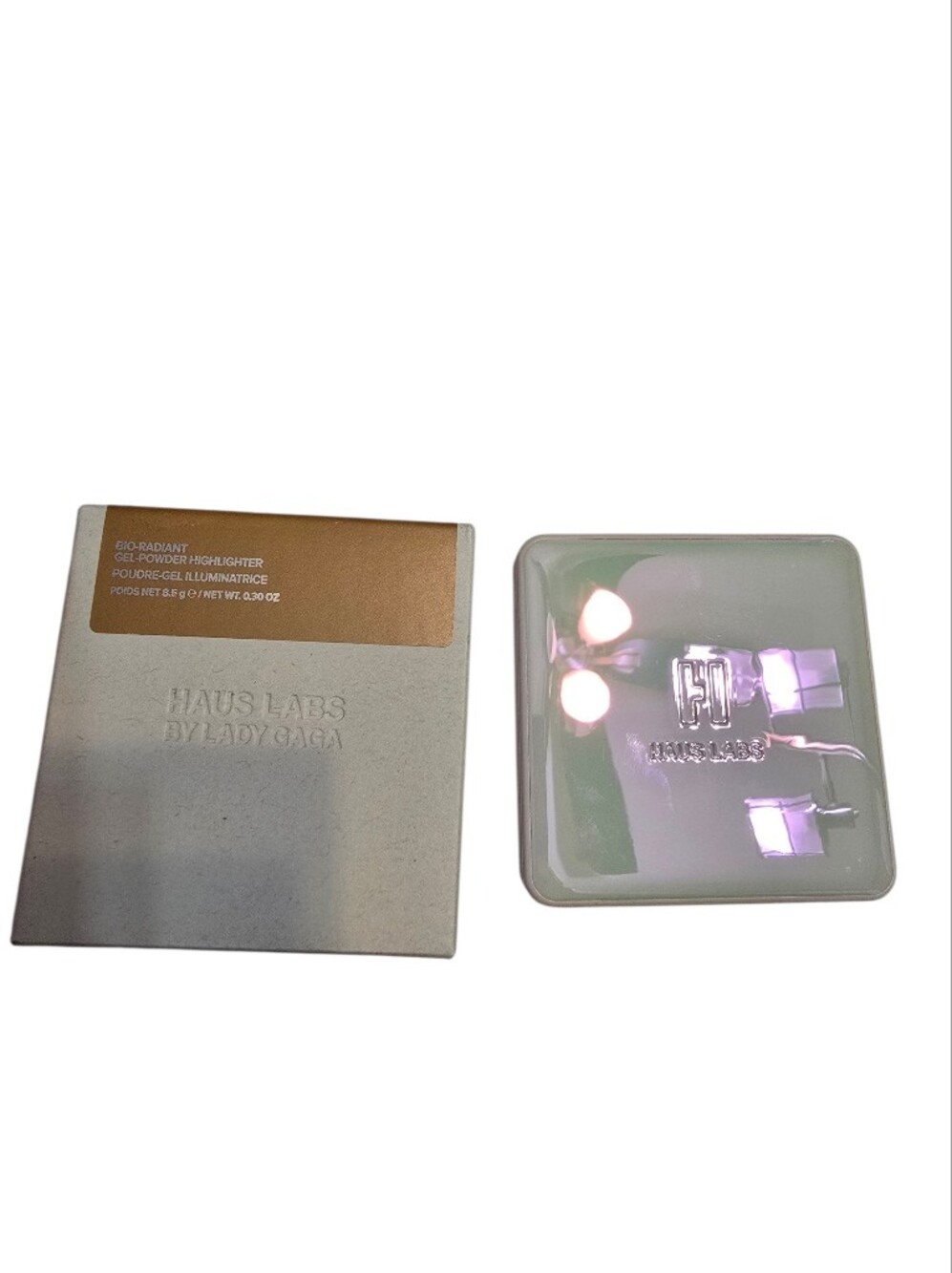 New Haus Labs By Lady Gaga Bio-radiant Gel-Powder Highlighter Raw Amber MSRP $68